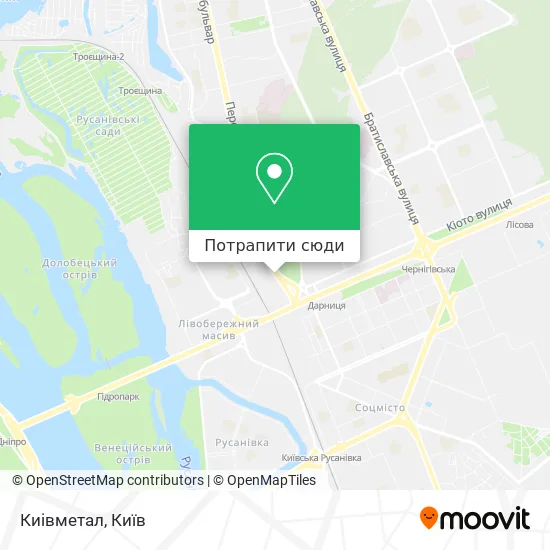 Карта Киівметал