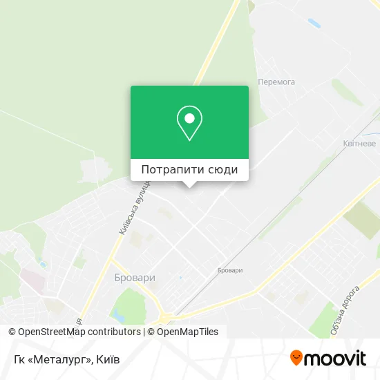 Карта Гк «Металург»