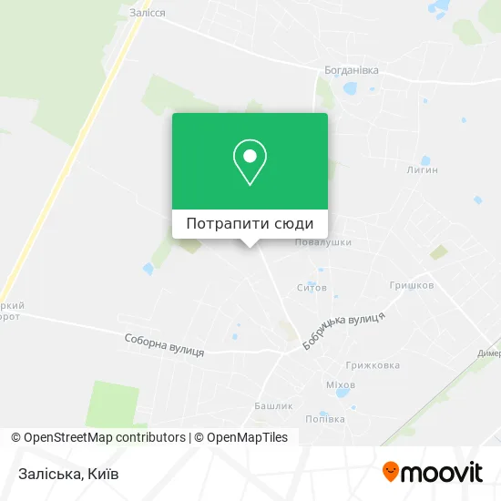 Карта Заліська