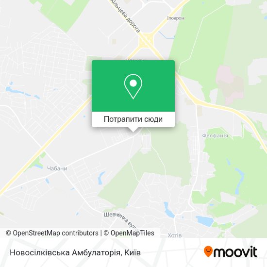 Карта Новосілківська Амбулаторія
