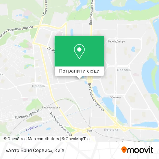 Карта «Авто Баня Сервис»