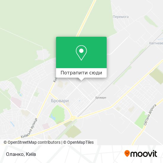 Карта Оланко