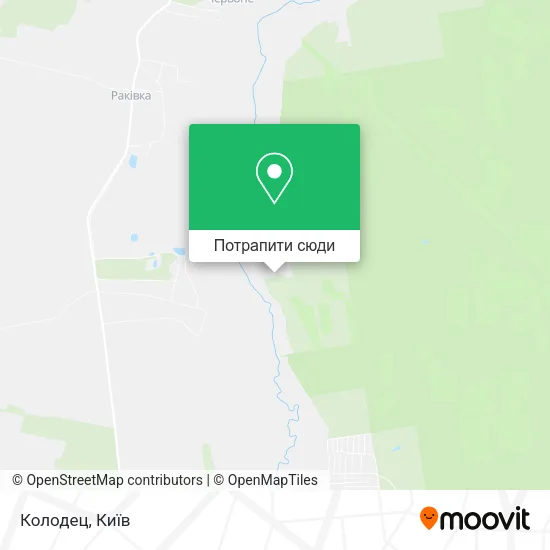 Карта Колодец