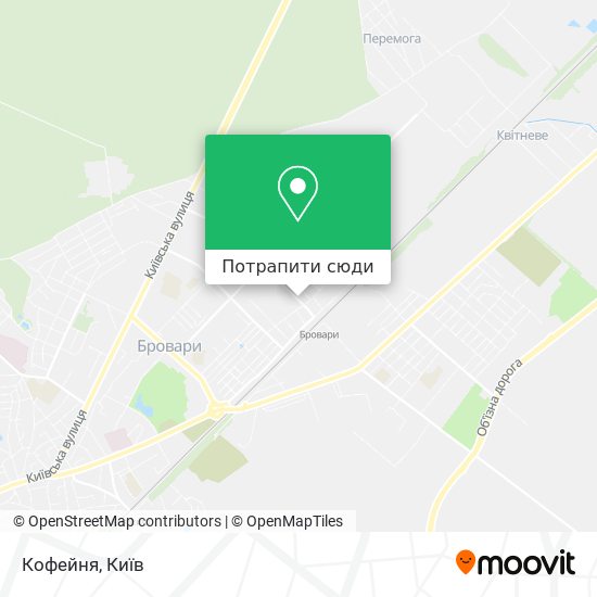 Карта Кофейня