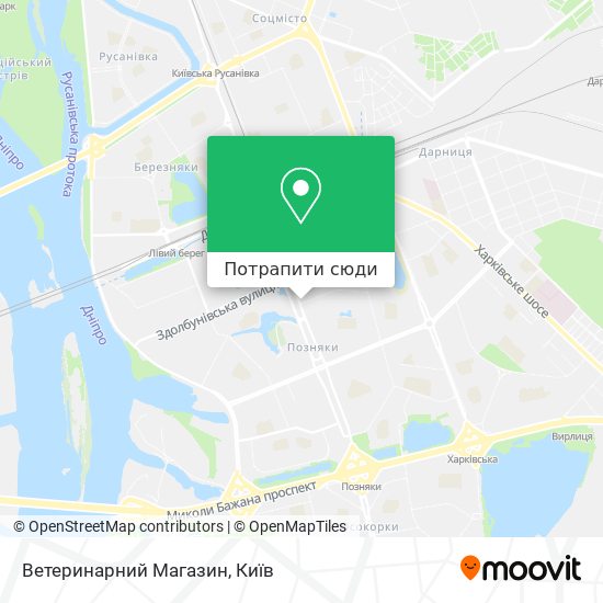 Карта Ветеринарний Магазин