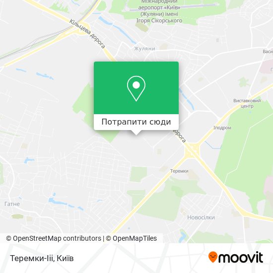 Карта Теремки-Iii
