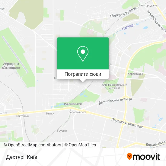 Карта Дехтярі