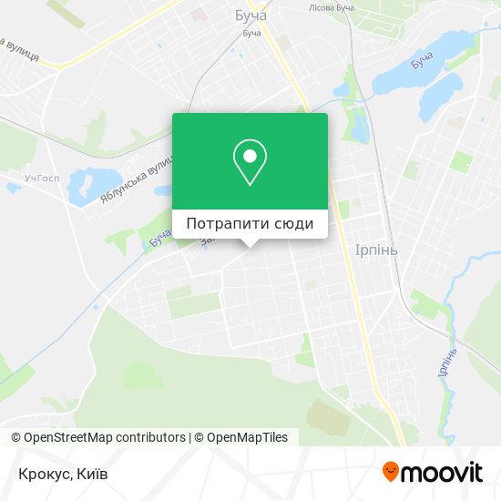 Карта Крокус