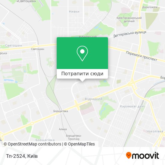 Карта Тп-2524