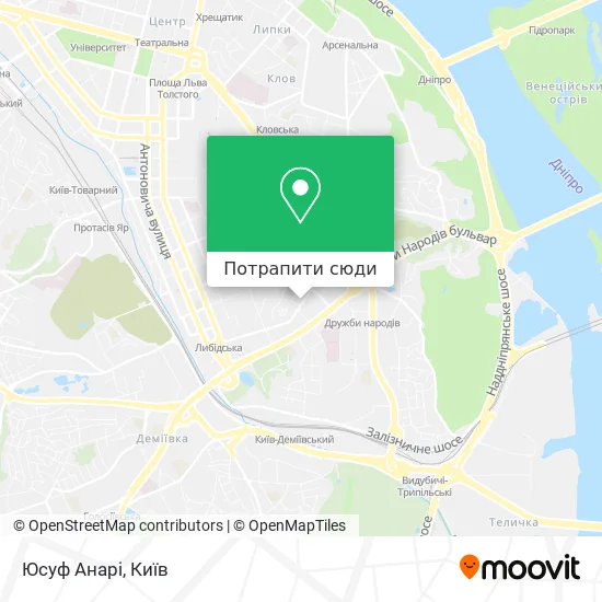 Карта Юсуф Анарі