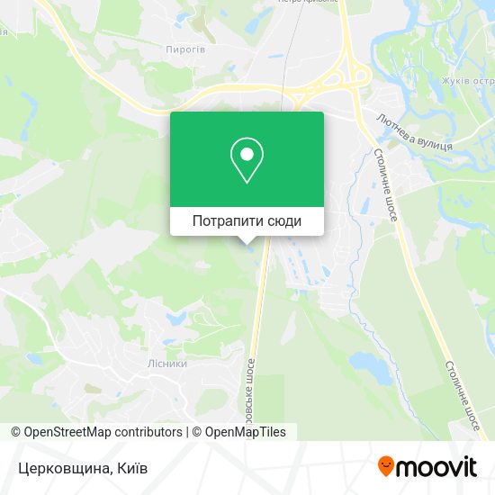 Карта Церковщина