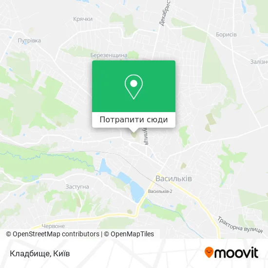 Карта Кладбище