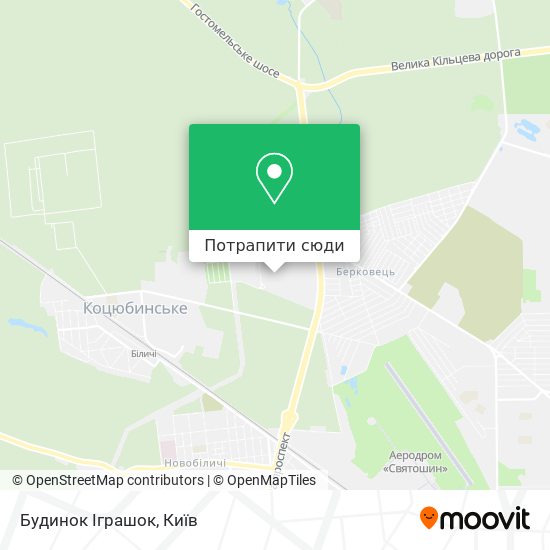 Карта Будинок Іграшок