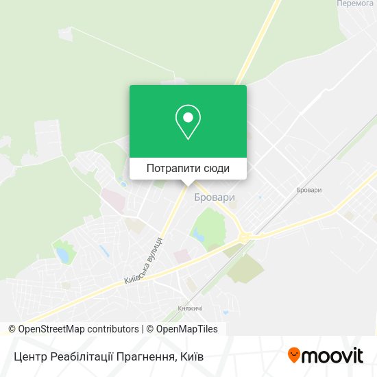 Карта Центр Реабілітації Прагнення