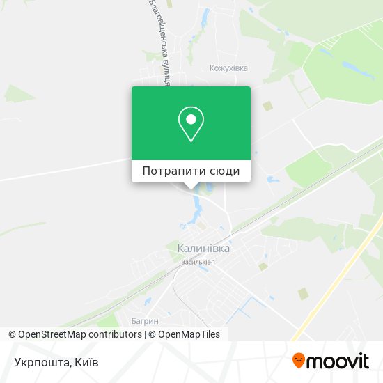 Карта Укрпошта