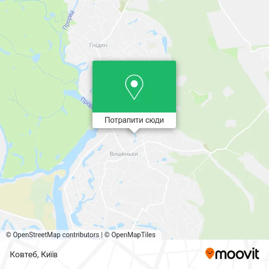 Карта Ковтеб