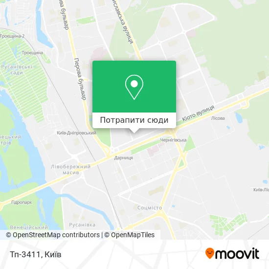 Карта Тп-3411