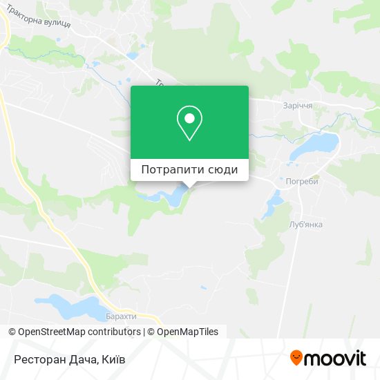 Карта Ресторан Дача