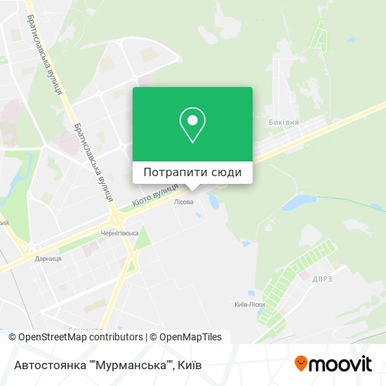 Карта Автостоянка ""Мурманська""