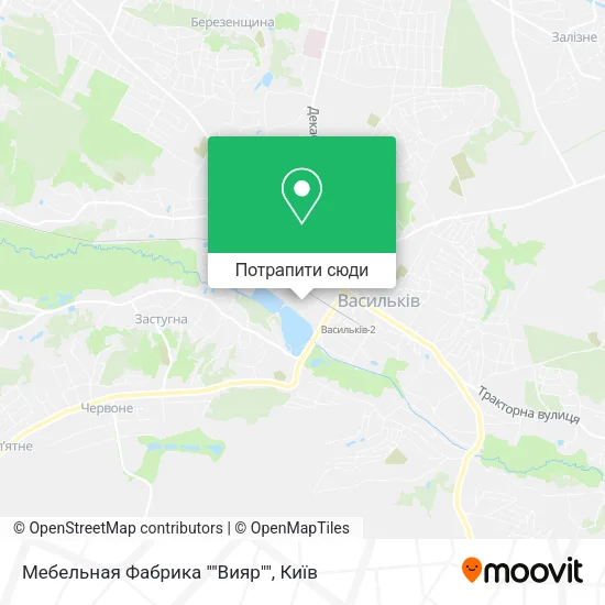 Карта Мебельная Фабрика ""Вияр""
