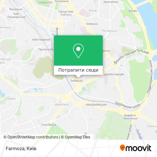 Карта Farmoza