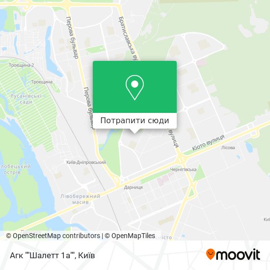 Карта Агк ""Шалетт 1а""
