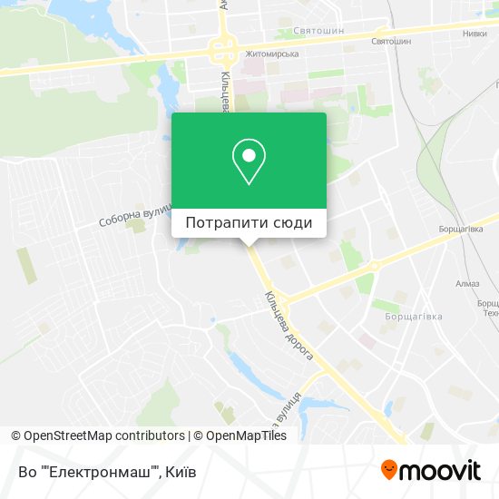 Карта Во ""Електронмаш""