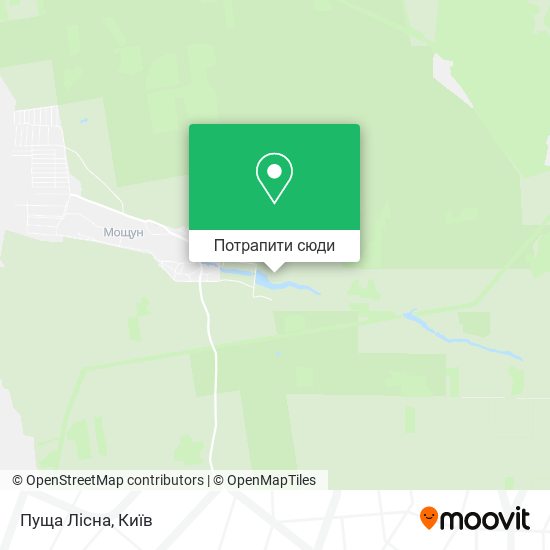 Карта Пуща Лісна