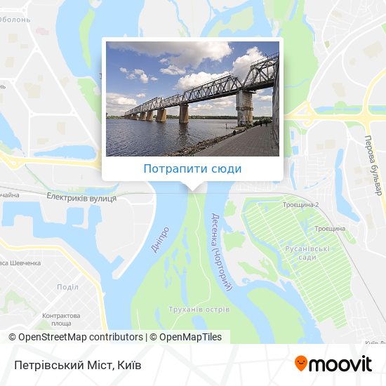Карта Петрівський Міст