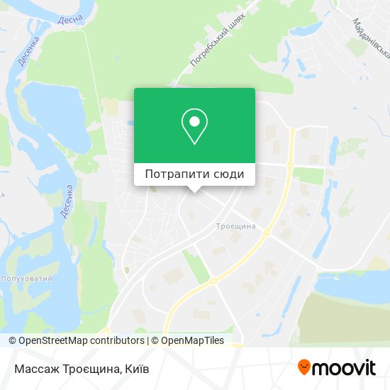 Карта Массаж Троєщина