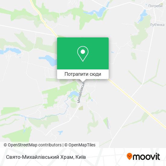Карта Свято-Михайлівський Храм