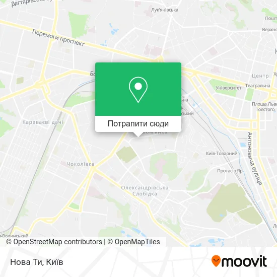 Карта Нова Ти