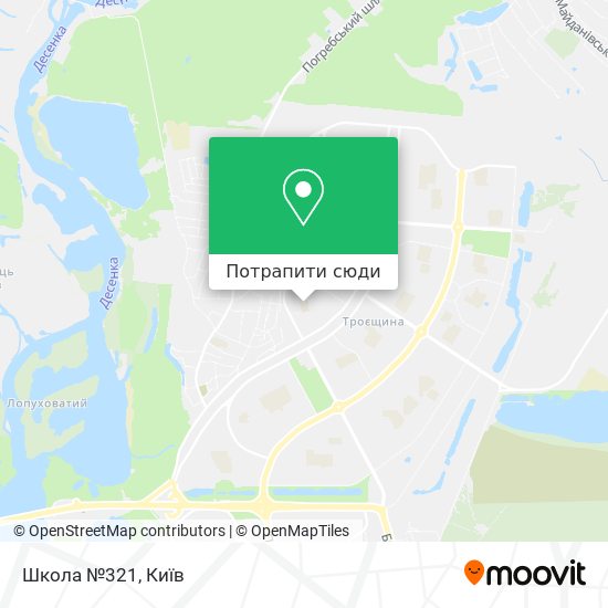 Карта Школа №321