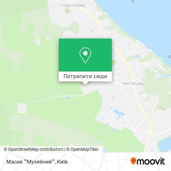 Карта Масив ""Музейний""