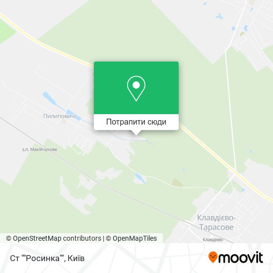 Карта Ст ""Росинка""