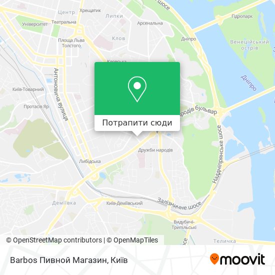 Карта Barbos Пивной Магазин