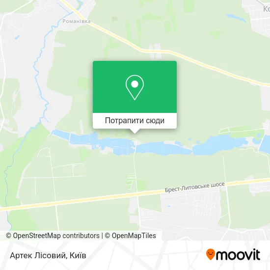Карта Артек Лісовий