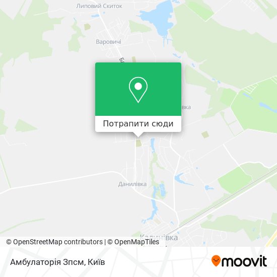 Карта Амбулаторія Зпсм
