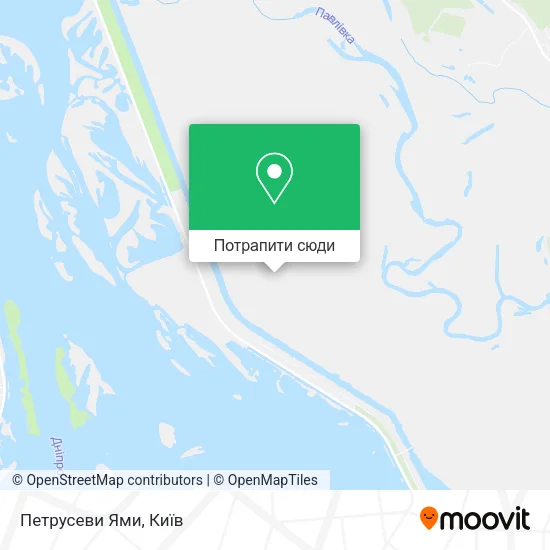 Карта Петрусеви Ями