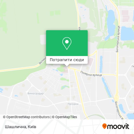 Карта Шашлична