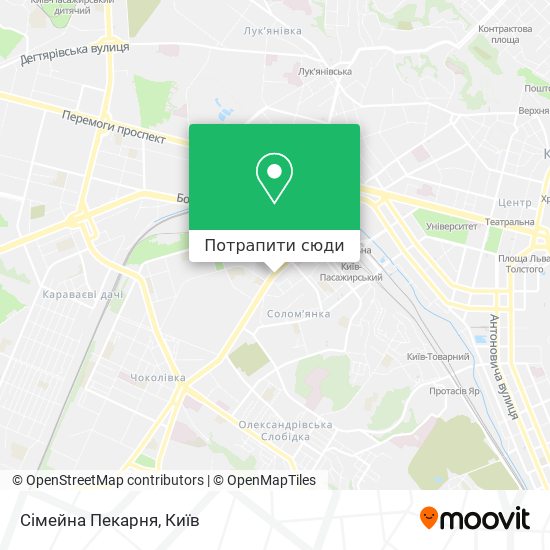 Карта Сімейна Пекарня