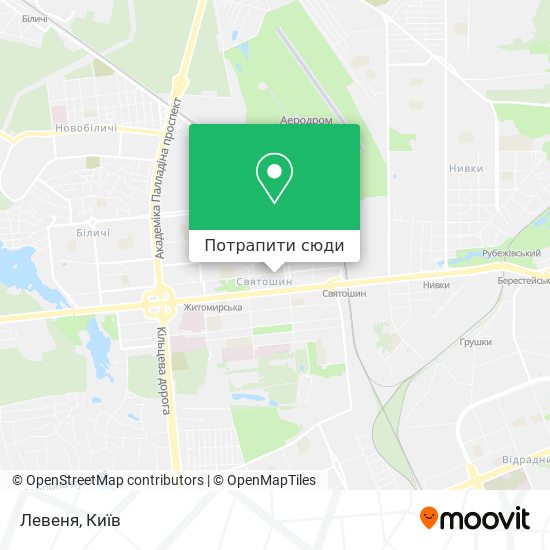 Карта Левеня