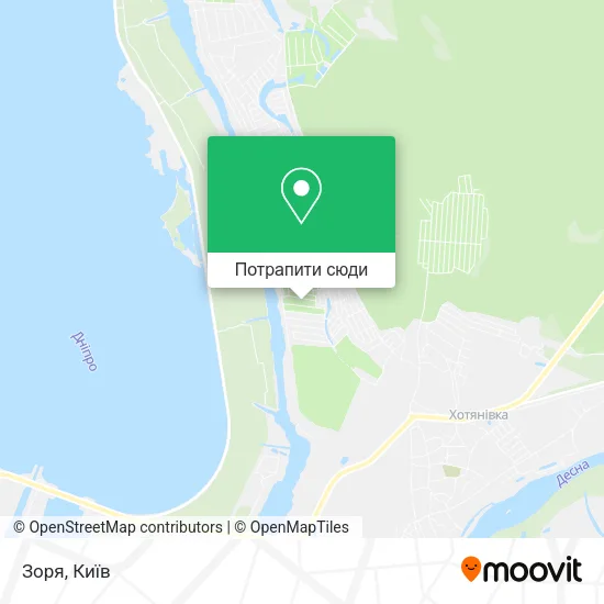 Карта Зоря