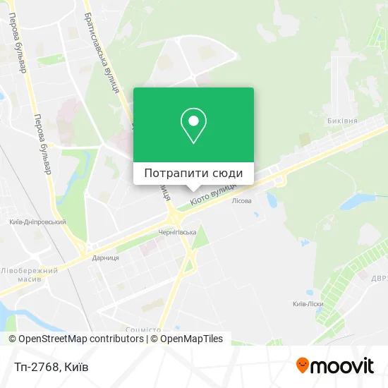 Карта Тп-2768