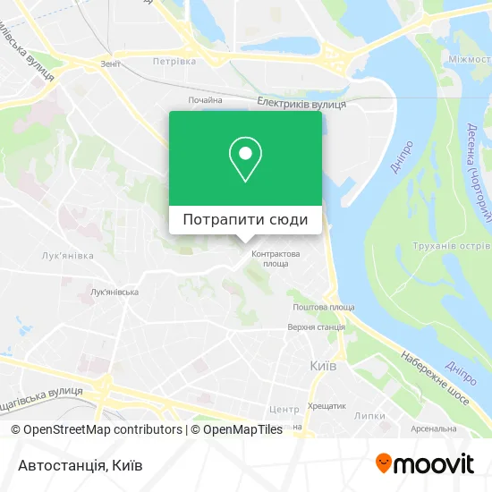 Карта Автостанція