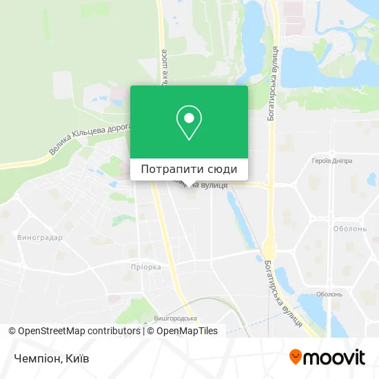 Карта Чемпіон