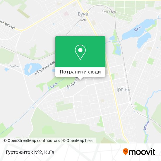 Карта Гуртожиток №2