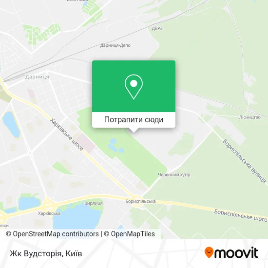 Карта Жк Вудсторія