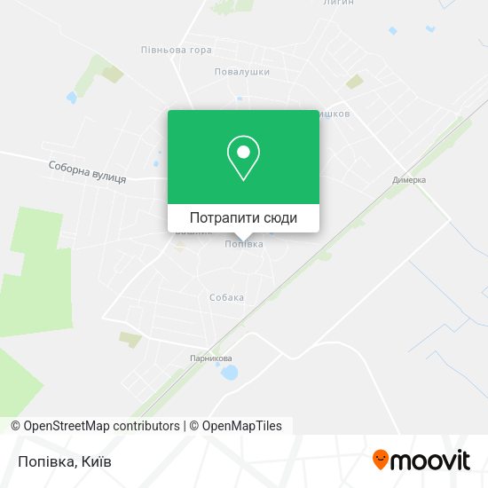Карта Попівка