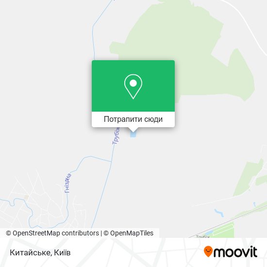 Карта Китайське